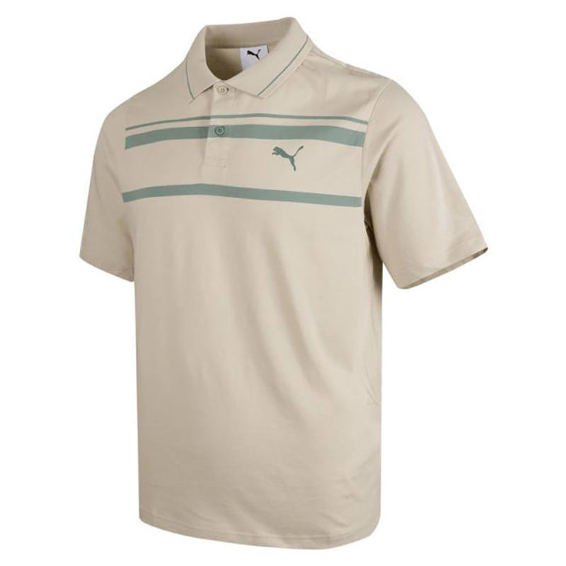 PUMA Polo Shirts Men's Khaki Lapel Moderate Other