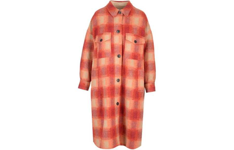 ISABEL MARANT ISABEL MARANT Étoile Fontizi Checked Button Up Coat