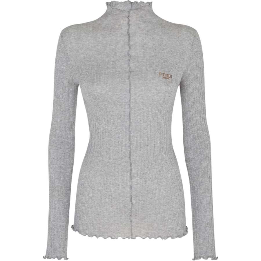 FENDI FENDI Ribbed knit Top