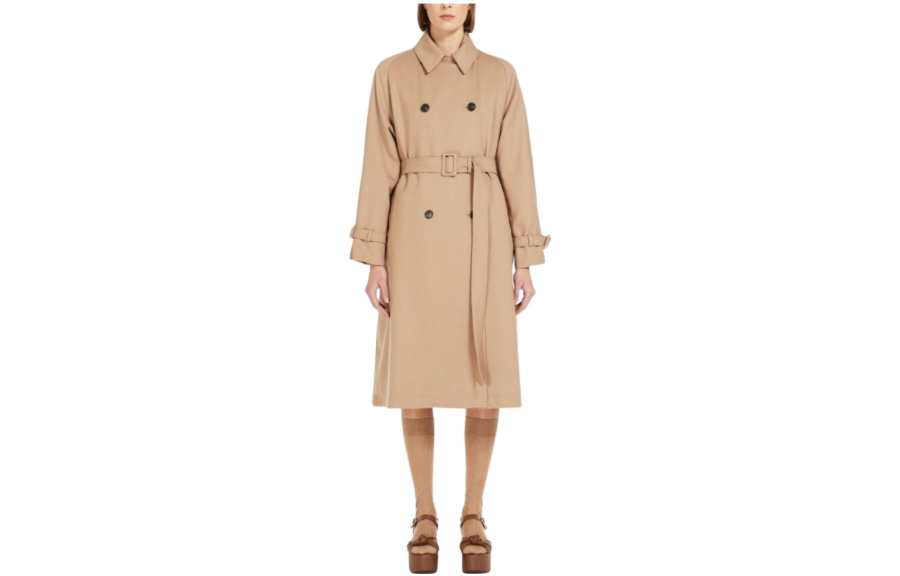 WEEKEND MaxMara WEEKEND MaxMara Candida Double-Breasted Belted Coat