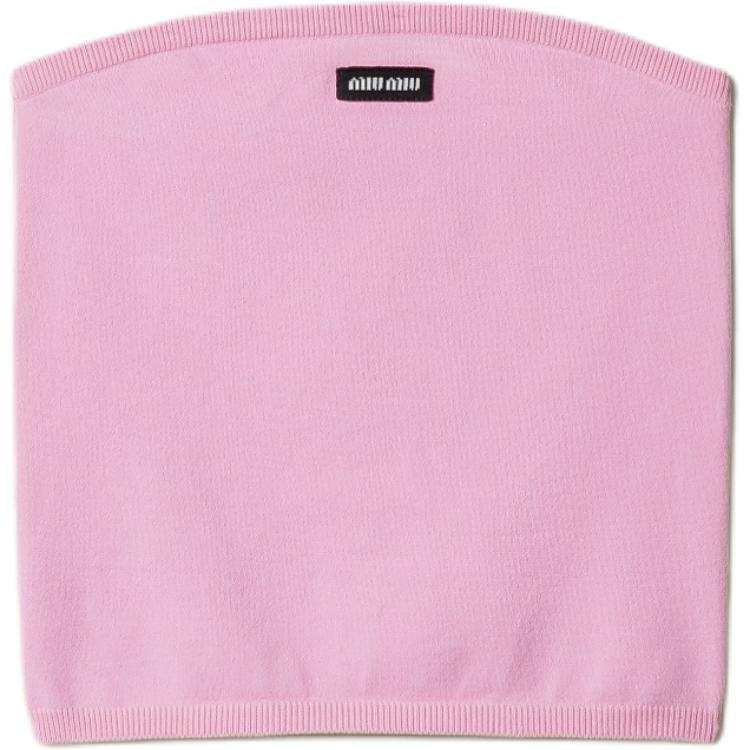 MIU MIU Strapless Top Women's Pink