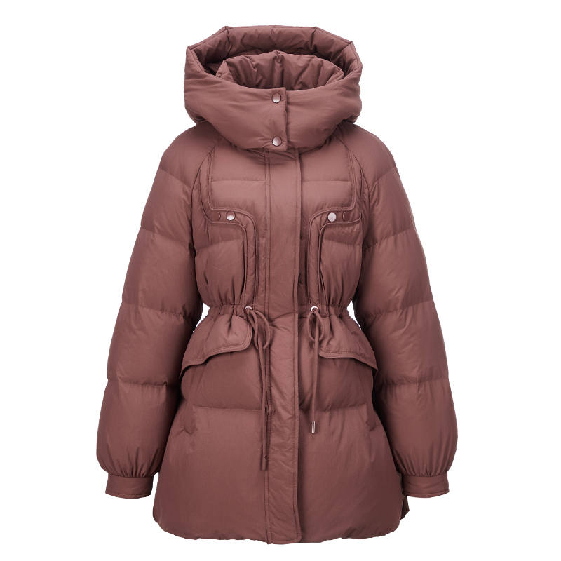 XIANGYING Down Jacket Women's Ancora Red