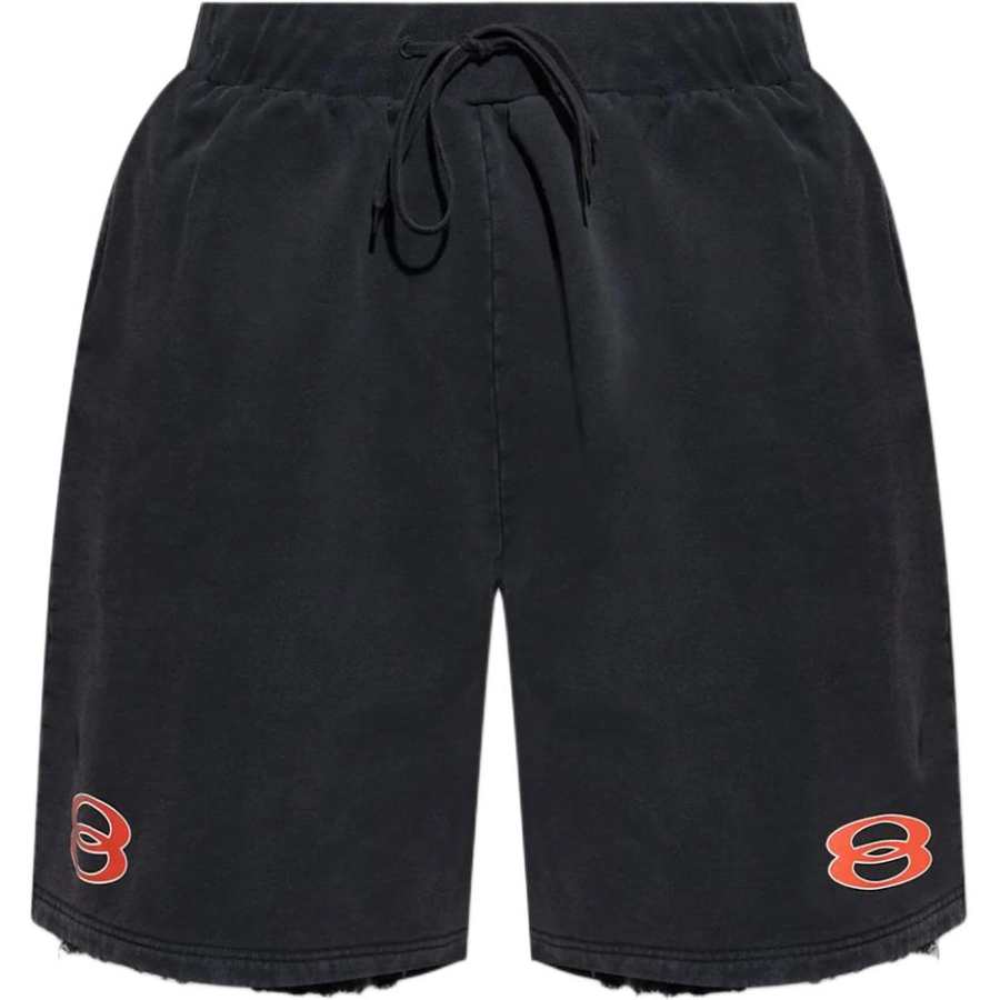 Balenciaga Vintage Effect Drawstring Shorts