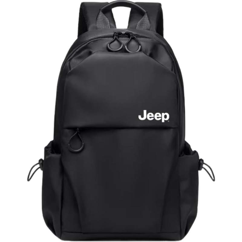 Jeep Jeep Nylon Fabric Backpack Unisex Black