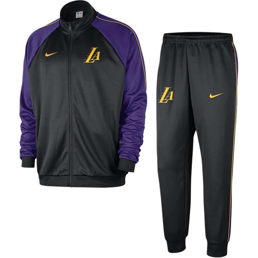 Nike Nike x NBA Los Angeles Lakers Casual Sportswear City Edition Men's Black