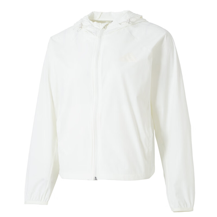 Adidas Adidas Jackets Women's Ecru Hooded Non Detachable Moderate