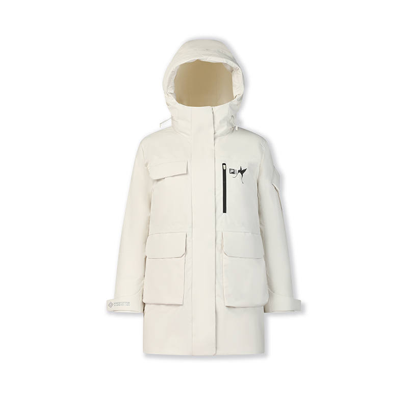 FILA Explorer Down Jacket Women's Gray Wheat