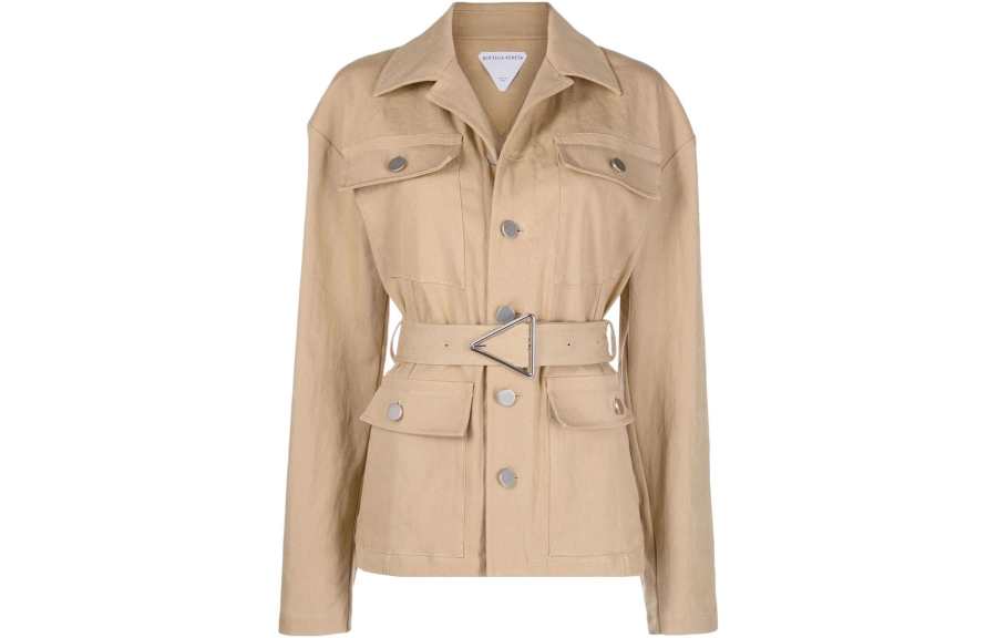 Bottega Veneta Coat Women's Light Umber