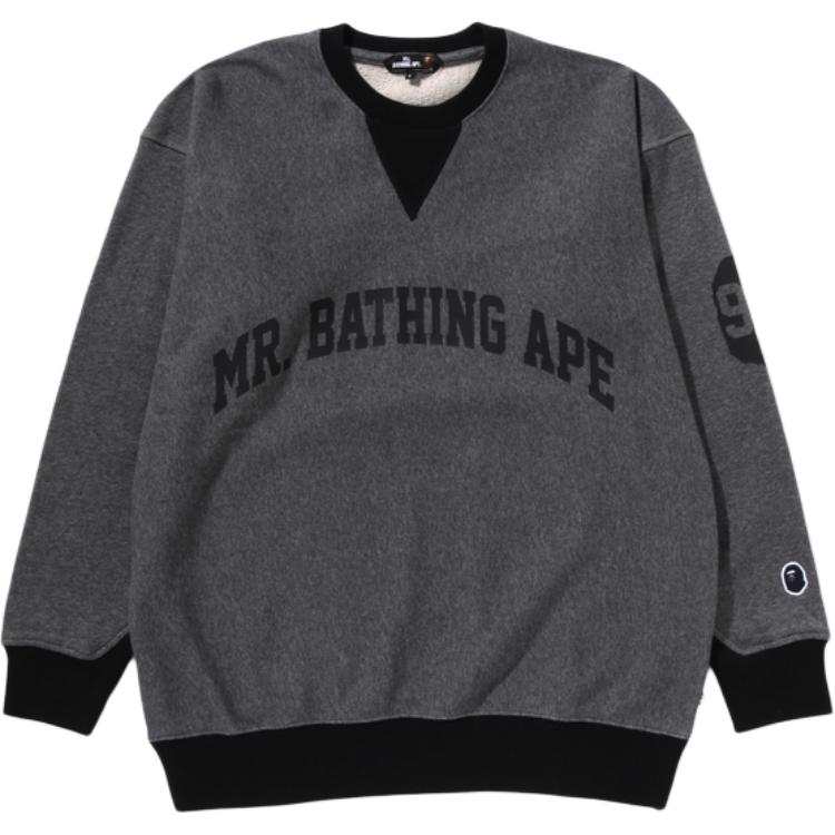 A BATHING APE Bape Pull Over Crewneck Sweatshirt