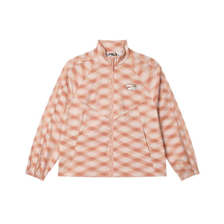 FILA x MAISON KITSUNE ORIGINALE Jacket Women's Brier Brick Red RD