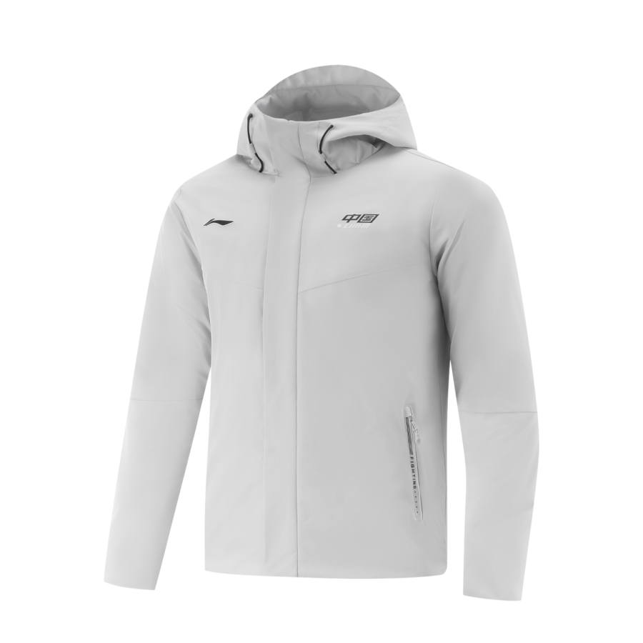 Li-Ning Li Ning Table Tennis Collection Puffer Jacket Unisex Calm Gray