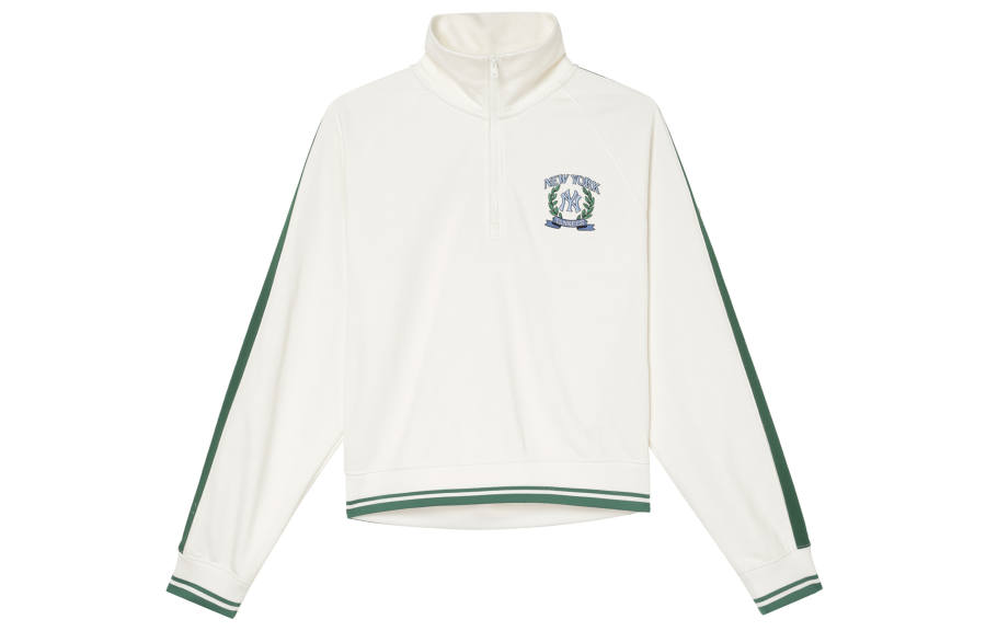 MLB New York Yankees Varsity Sportive New York Yankees Sweatshirts Sweatshirt Women's Cream