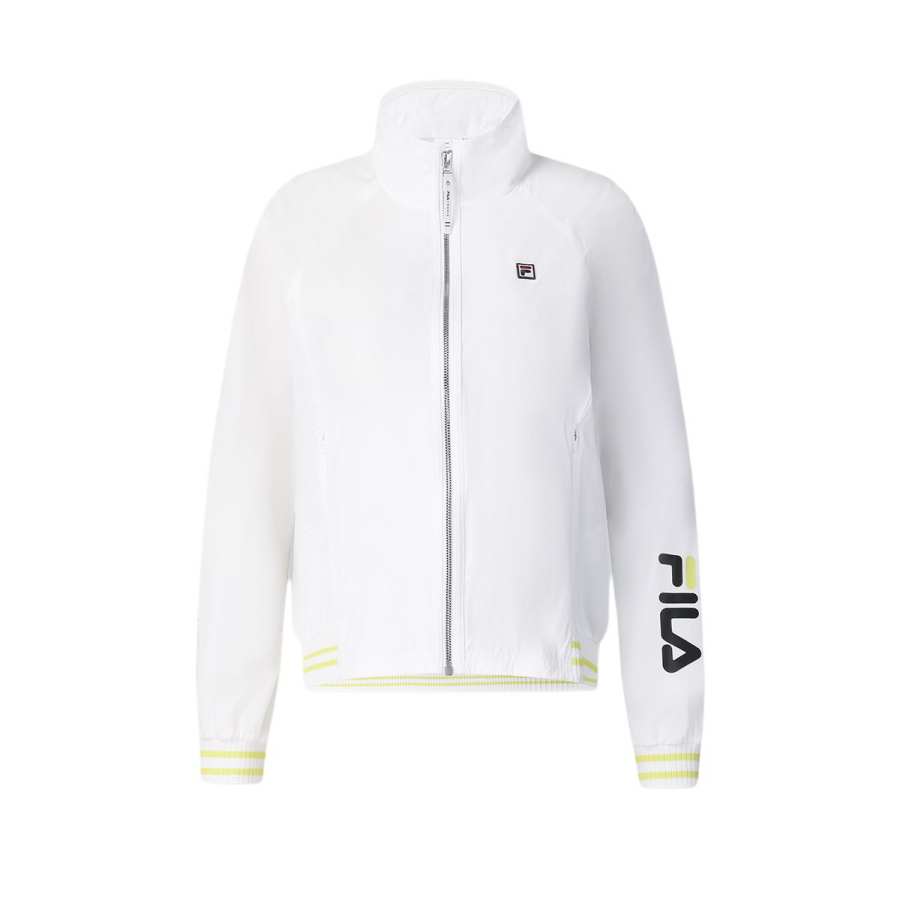FILA Jackets Women's Jade White Stand Collar Moderate Other
