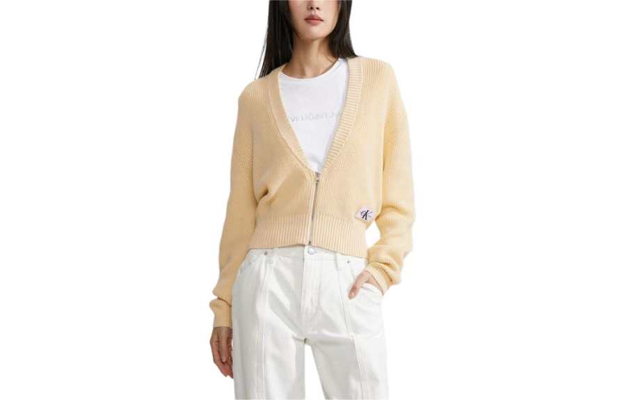 CALVIN KLEIN Knitwear Women's Vanilla Yellow