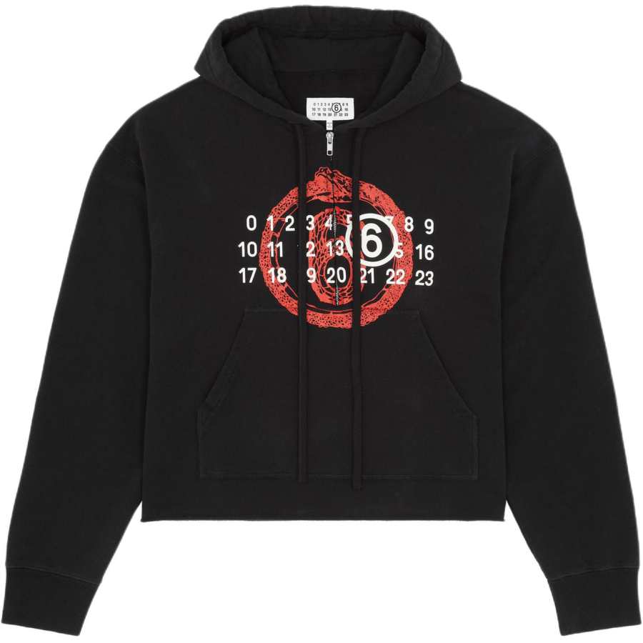 MM6 Maison Margiela Numbers motif Hoodie