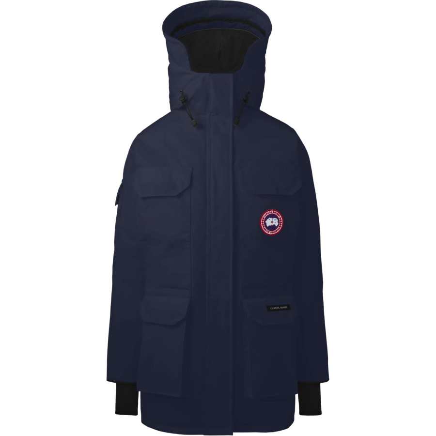 Canada Goose Expedition Collection Down Jacket Parka Coat Women's Marine Blue
