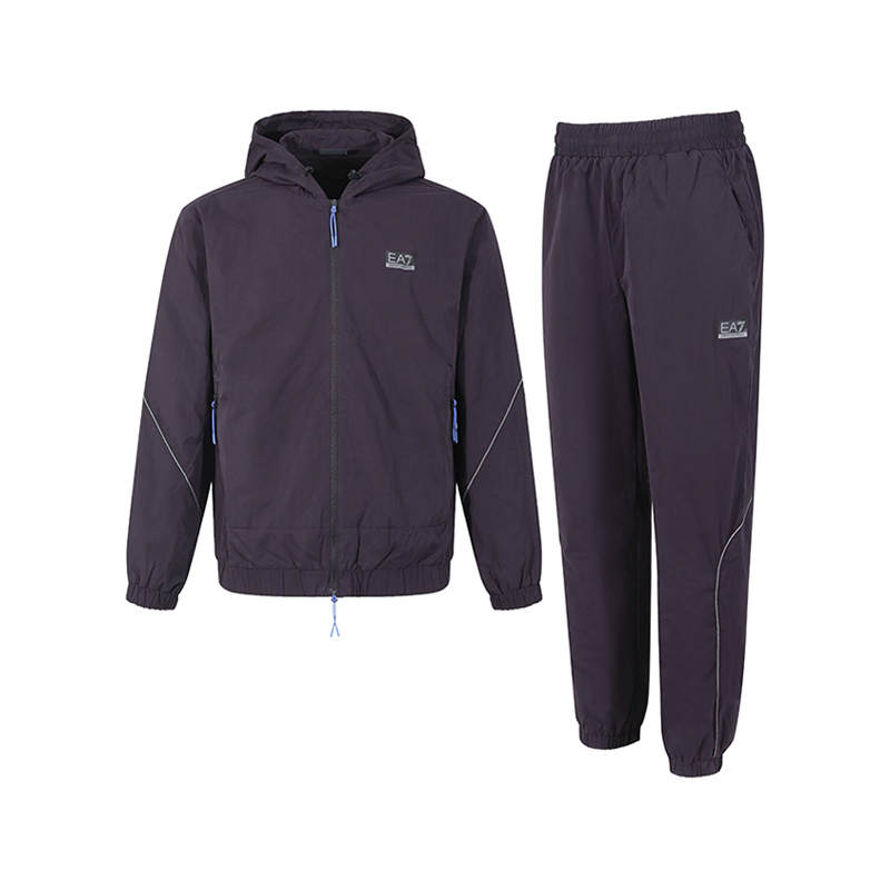 Emporio Armani hooded zip jumpsuit