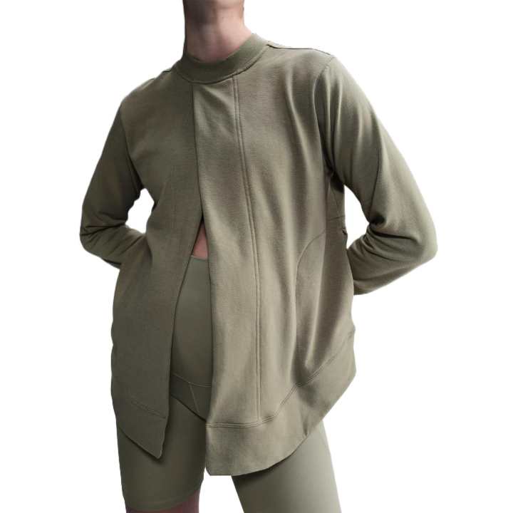 Nike Nike M One Women's Reversible French Terry Pullover Top Maternity