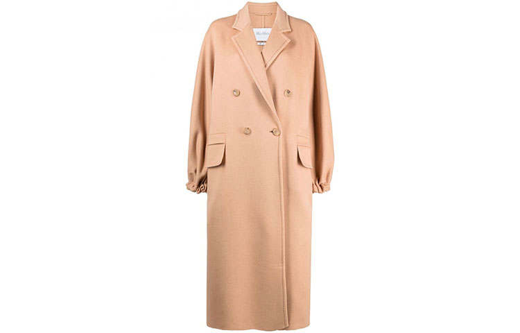 'S MAX MARA 'S MAX MARA Coats Women's Pink Lapel Moderate