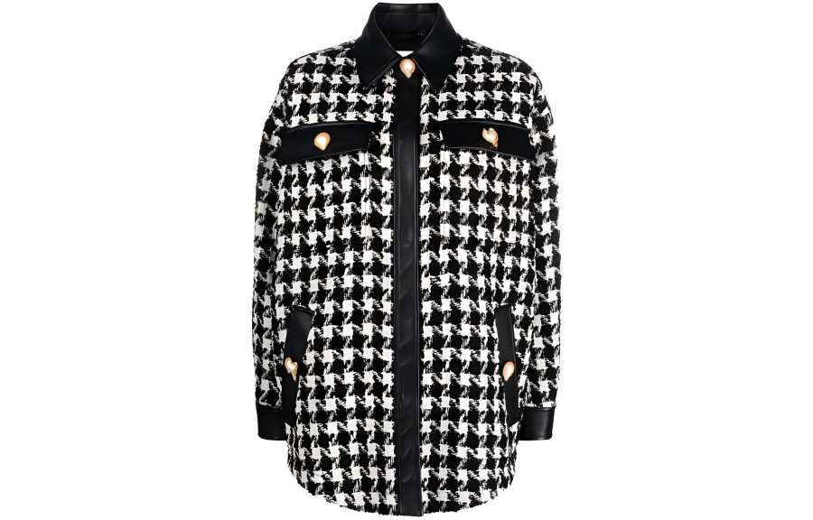 MOSCHINO Jackets Women's Black Lapel Moderate Other
