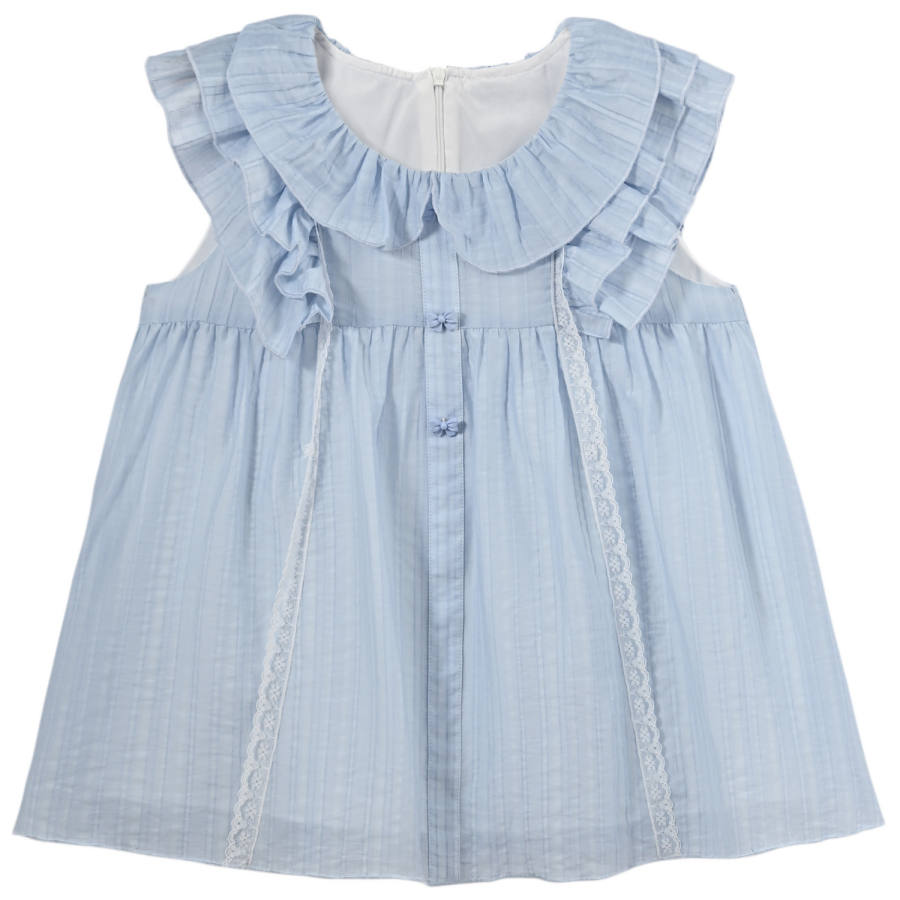 SNBL SNBL Shirts Women's Blue Peter Pan Collar Moderate