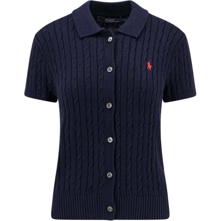 Polo Ralph Lauren Cable Short Sleeve Polo Cardigan