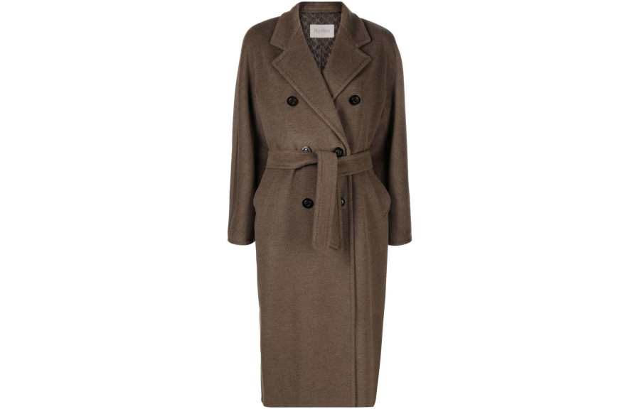 MaxMara MaxMara Coats Women's Umber Lapel Moderate Straight Fit