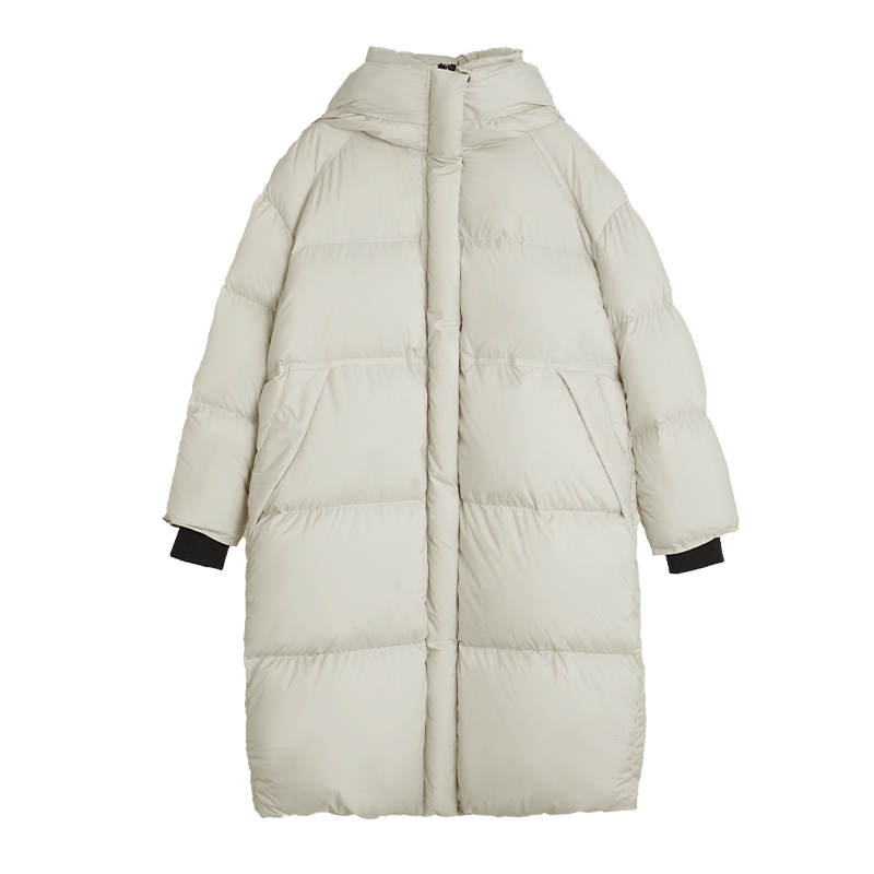 ELLE Down Jackets Women's Hooded Thickened Puffer Jacket