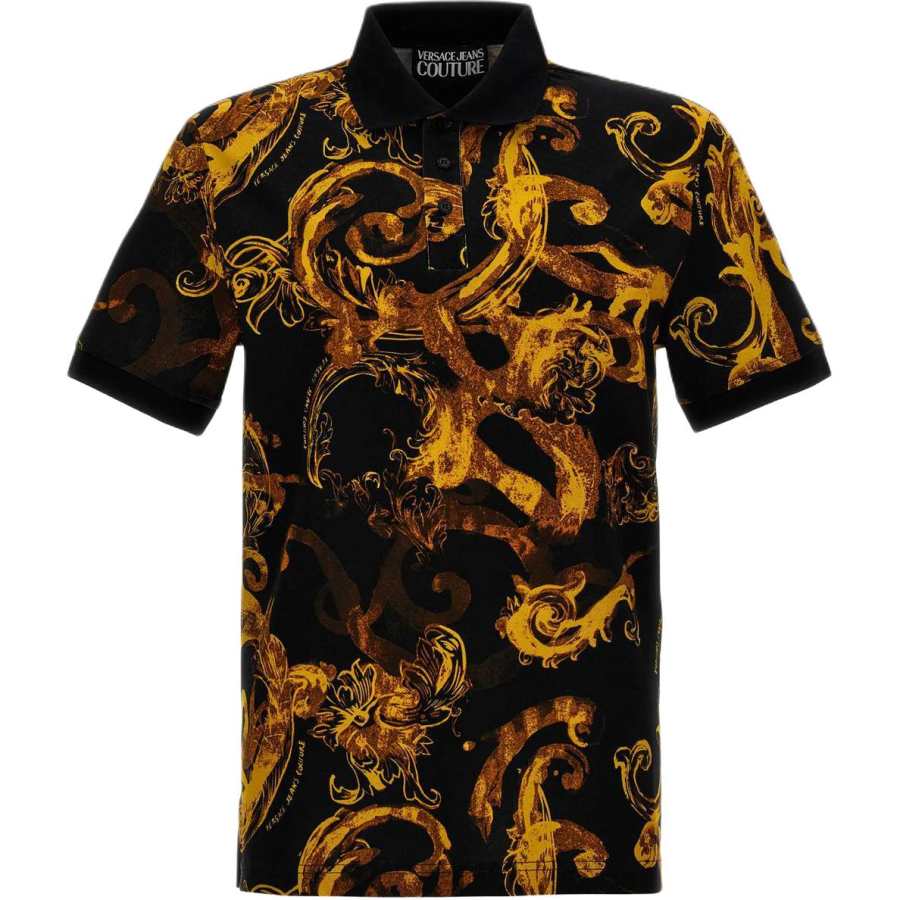 VERSACE JEANS COUTURE Polo Shirt Men's Multicolor