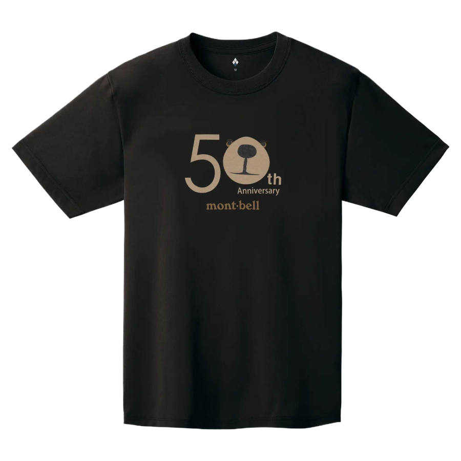 MONTBELL SS25 T Shirt Unisex Black