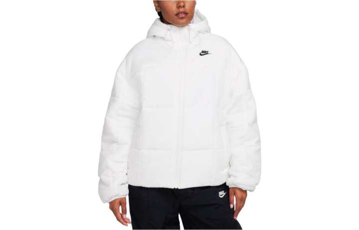 Nike Nike Jackets Women's White Hooded Moderate Other