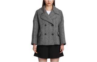 Red Valentino herringbone double-breasted jacket
