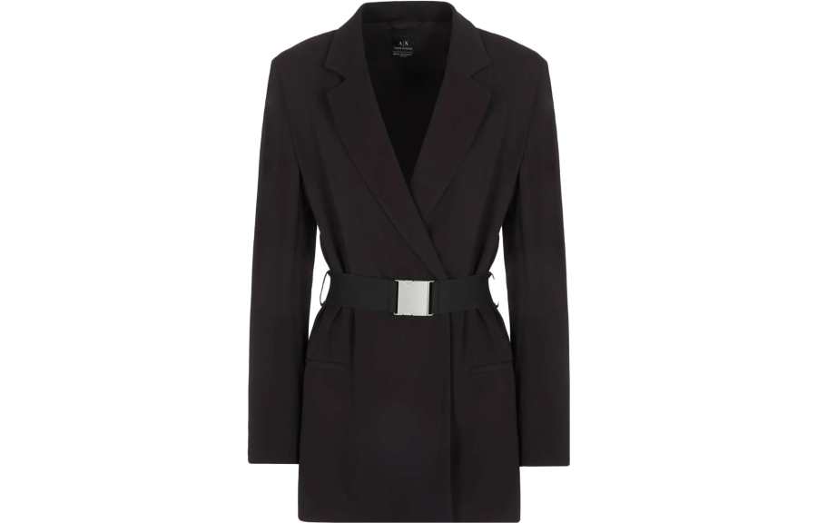 ARMANI EXCHANGE Armani Exchange belted double-breasted blazer