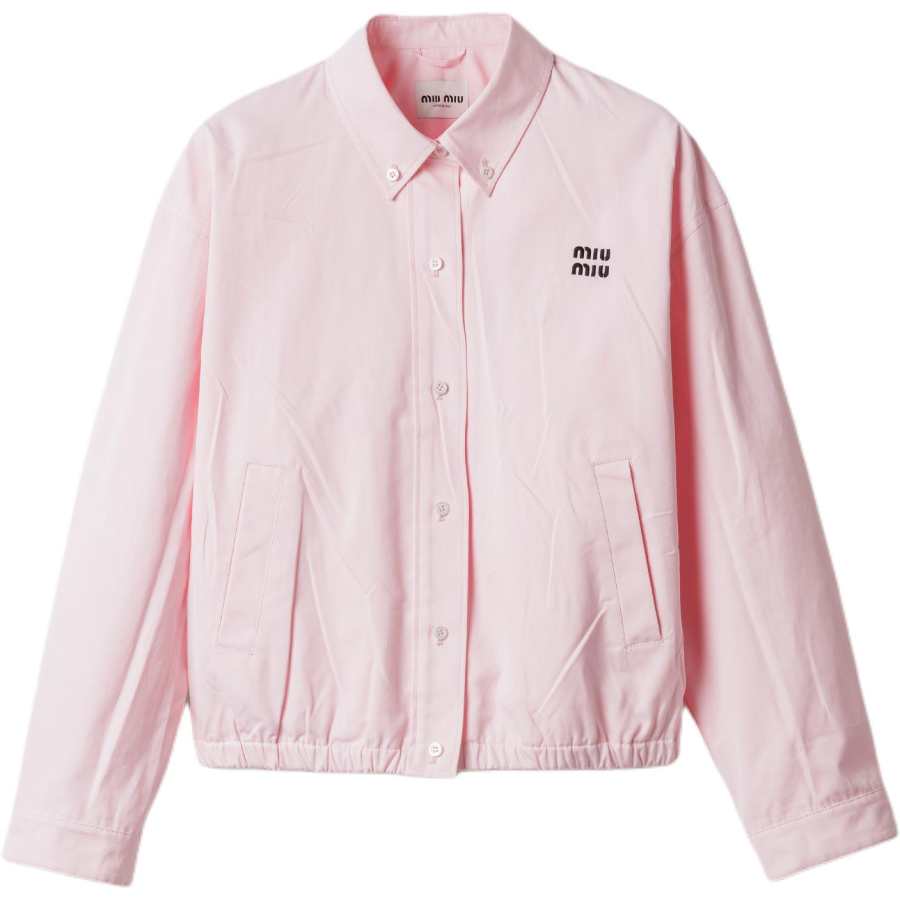 MIU MIU Miu Miu poplin shirt jacket