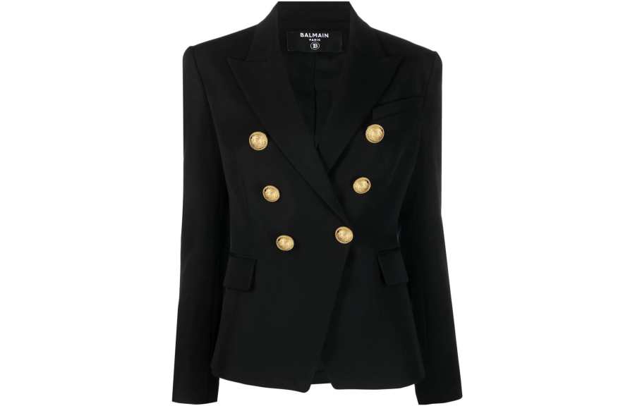 BALMAIN 【Previous Season】double-breasted fitted jacket