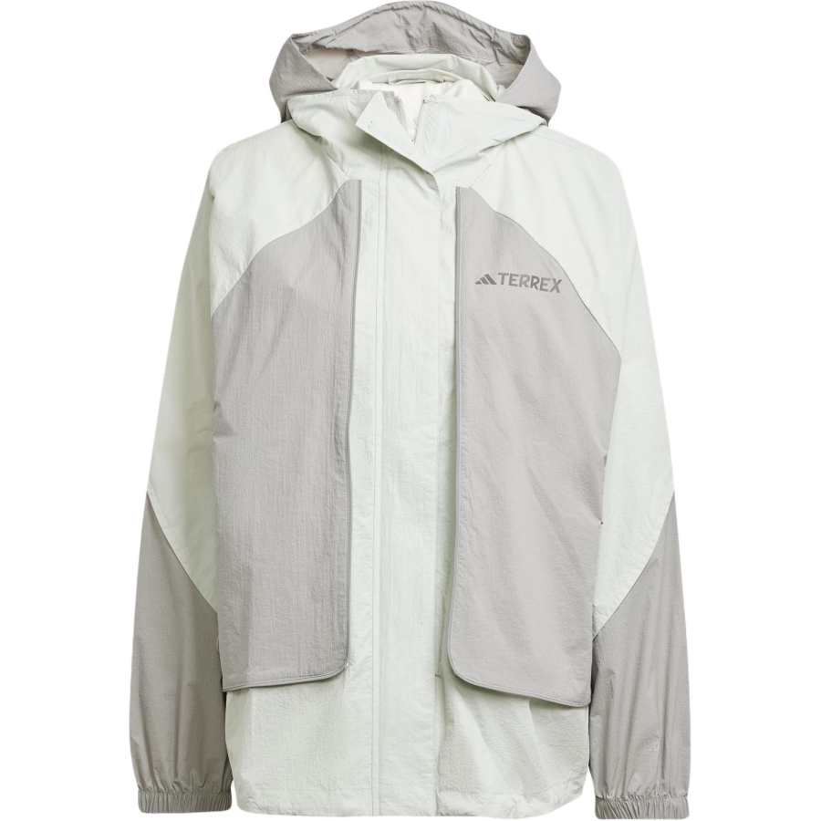 Adidas Adidas TerrexXPLORIC WIND.RDY Jacket Women's Linen Green/Pure Gray