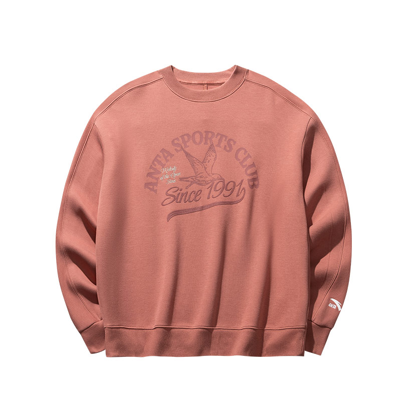 Anta Life Collection Sweatshirt Women's Peony Paste Powder
