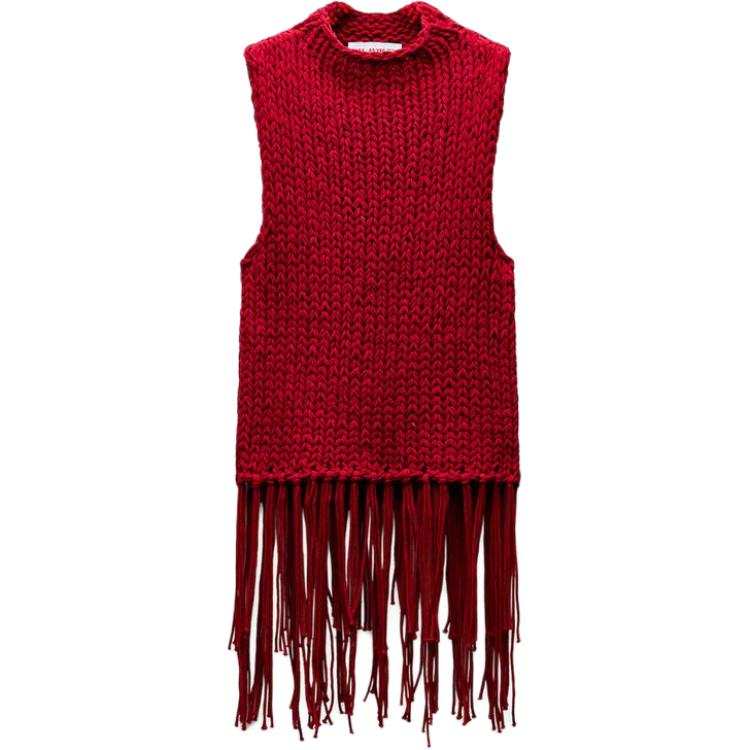 ZARA x AO YES SS25 Knitwear Women's Red