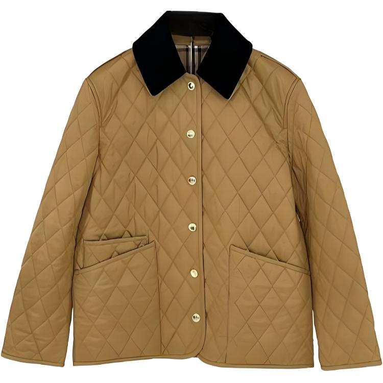 Burberry Burberry Diamond Quilted Button Up Jacket