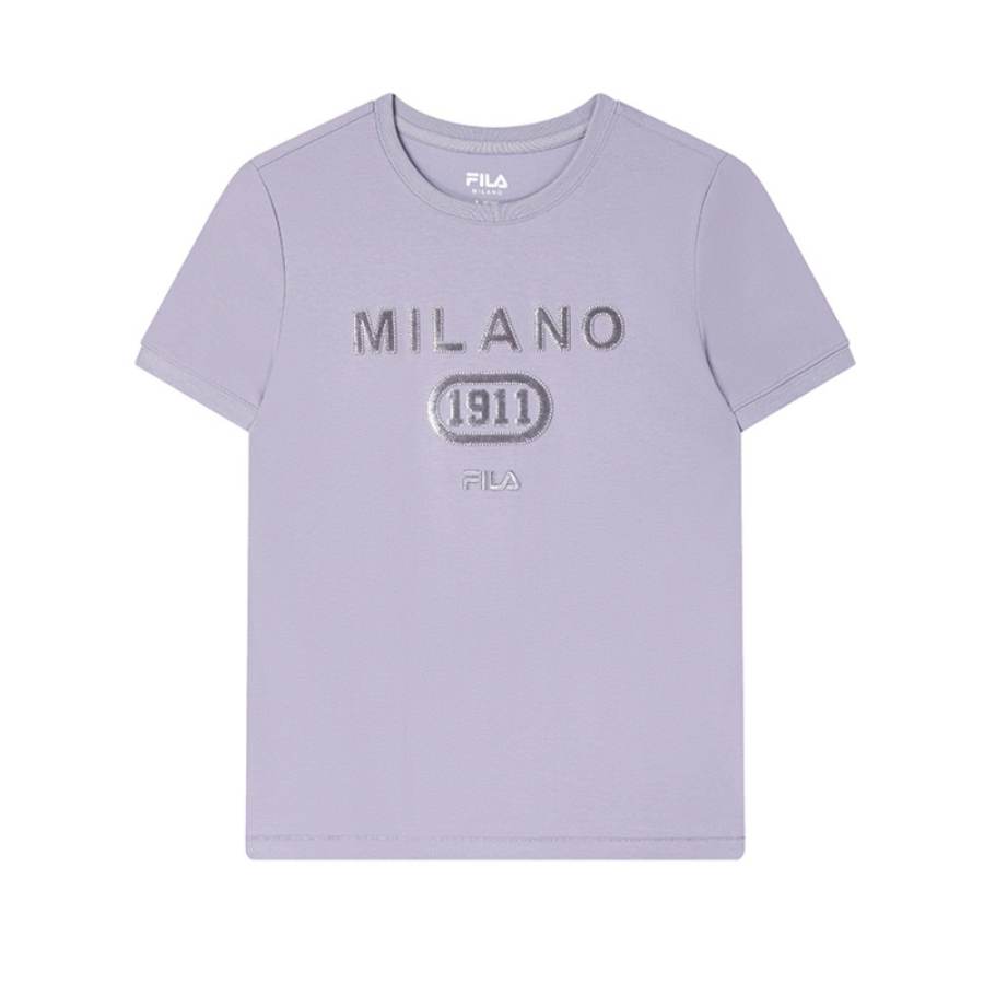 FILA MILANO T Shirt Women's Misty Rain Purple PU