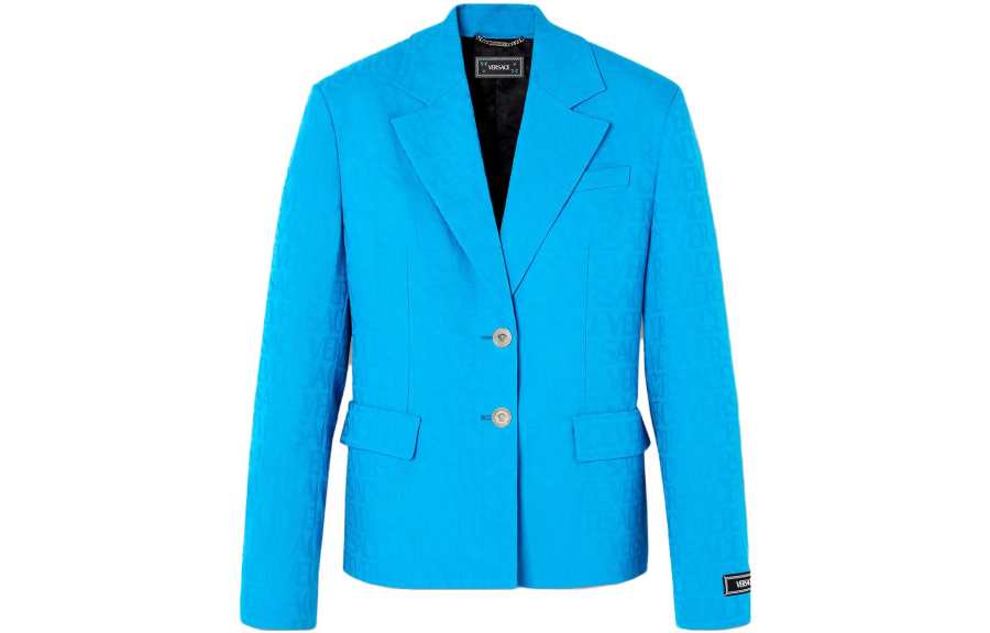 VERSACE VERSACE Allover Jacquard Tailored Blazer