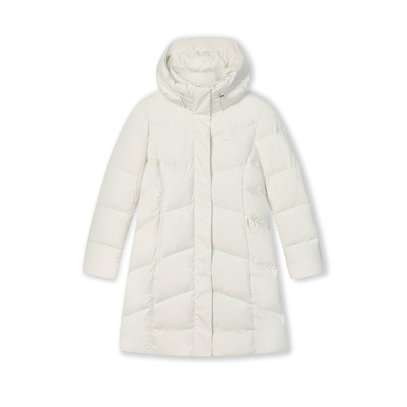 FILA Lifestyle Down Jacket Women's Mist Lotus White