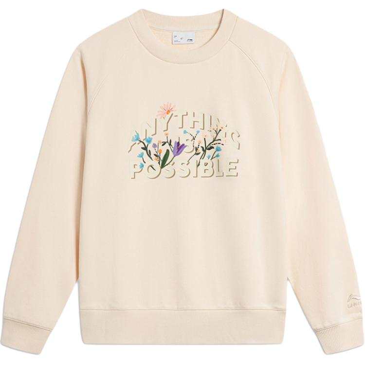 Li-Ning Li Ning Sports Life Collection Sweatshirt Women's Swan White