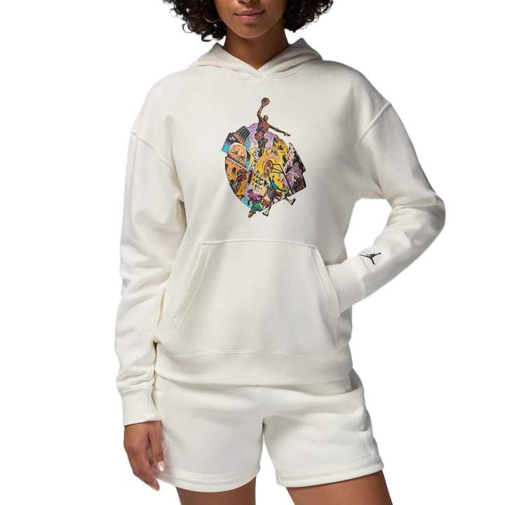 Jordan Nike Brooklyn Fleece Women's Graphic Pullover Hoodie