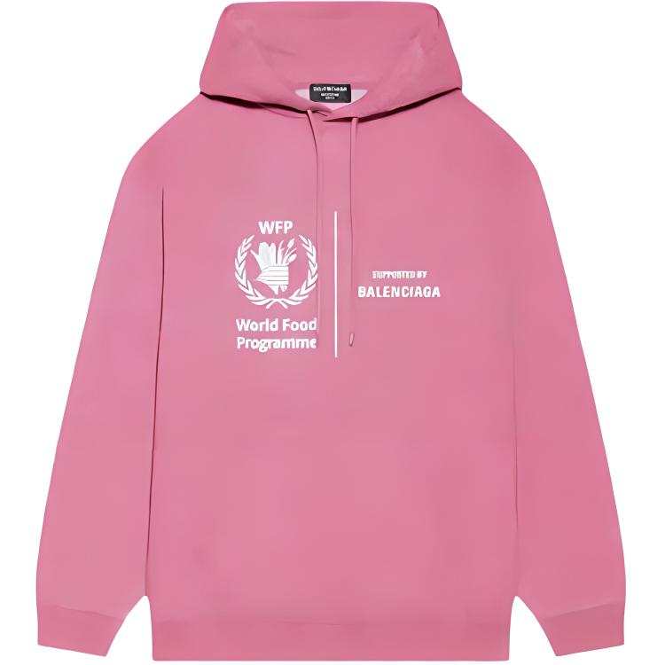 Balenciaga Sweatshirt Loose Fit Women's Pink