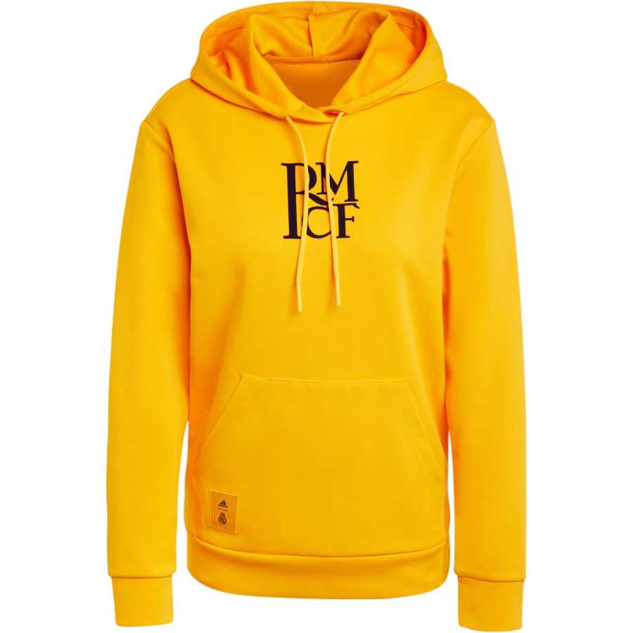 Adidas Adidas REAL MADRID DOUBLEKNIT HOODIE Sweatshirt Women's Yellow