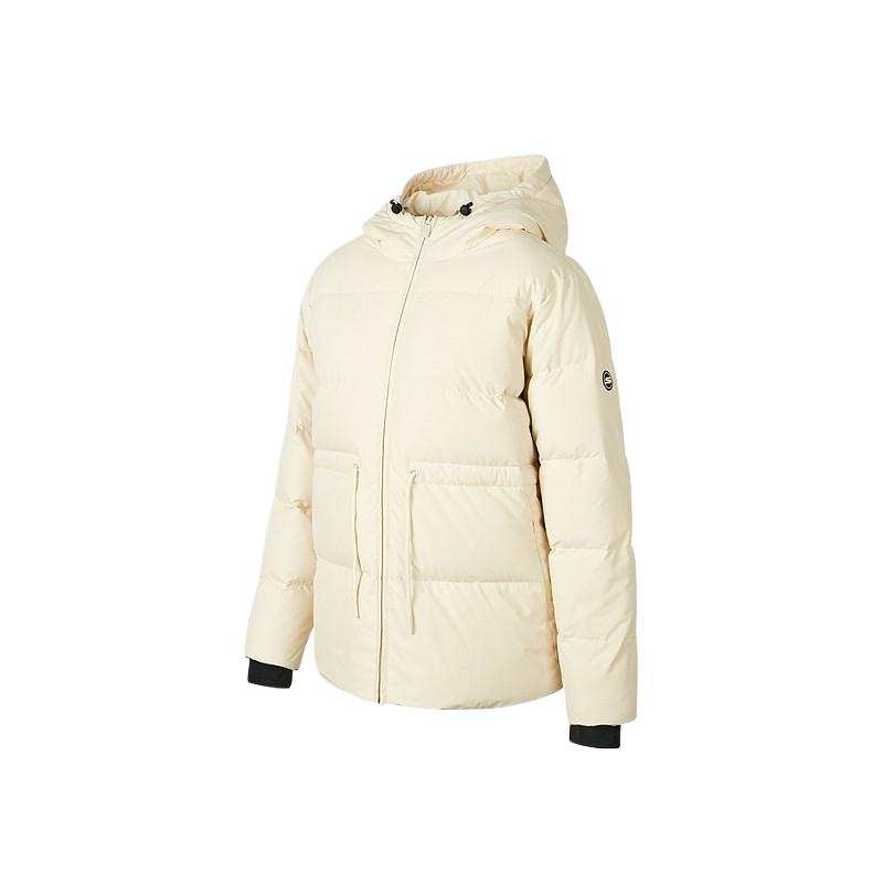 Skechers Basic Sports Collection Down Jacket Women's Pearl White