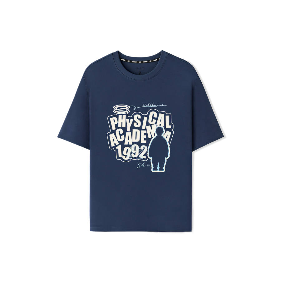 Skechers T Shirt Men's Navy Blue