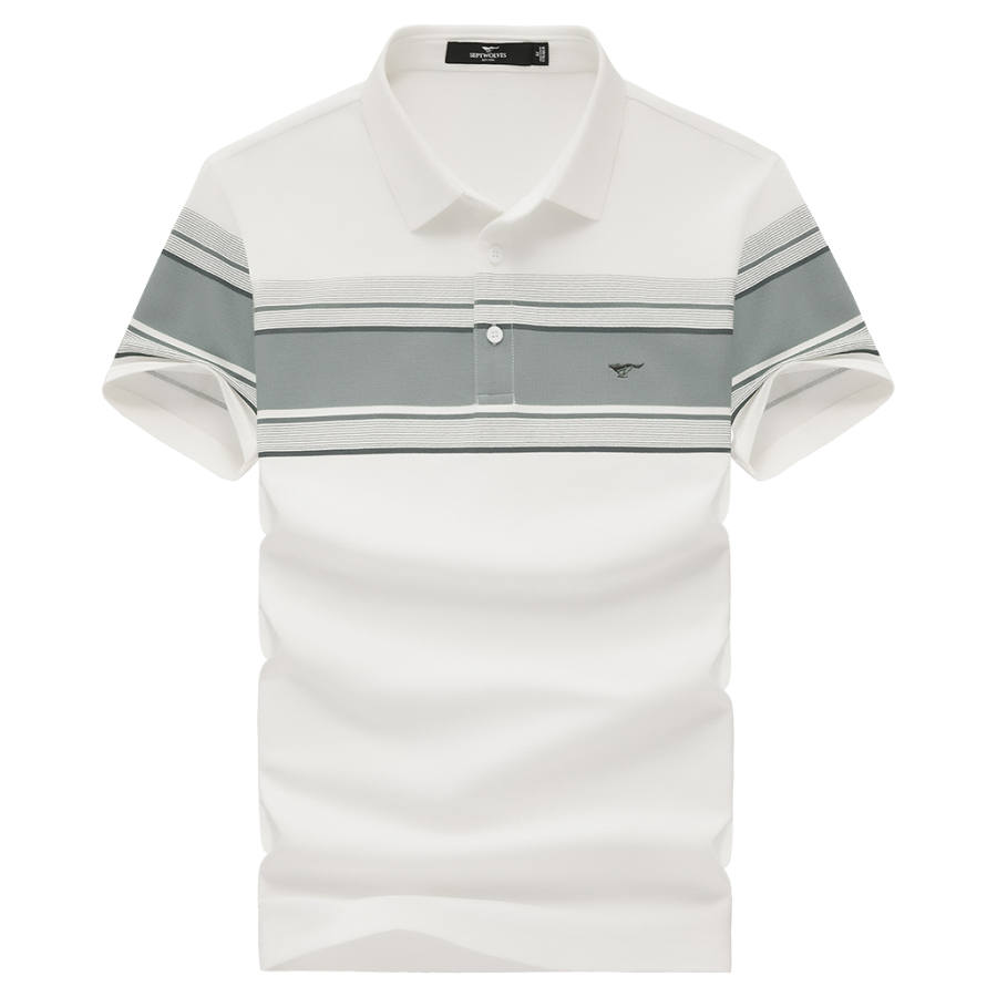 SEPTWOLVES Polo Shirts Unisex Polo Collar Moderate Straight Fit