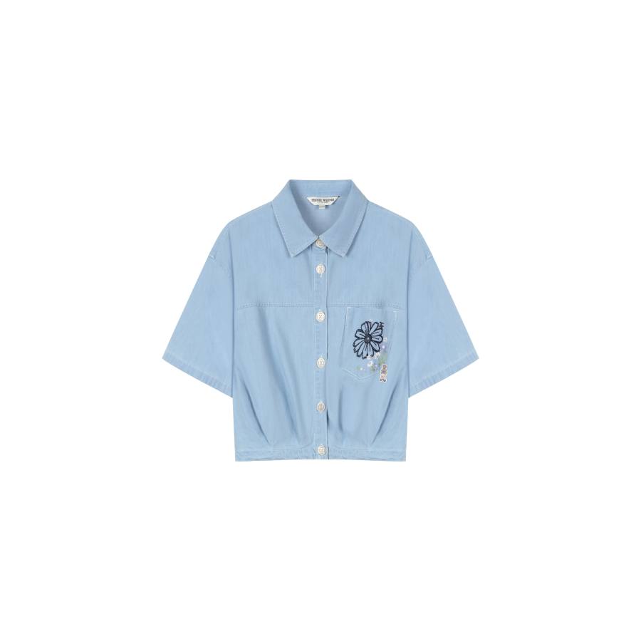 Teenie Weenie Shirt Women's Light Blue